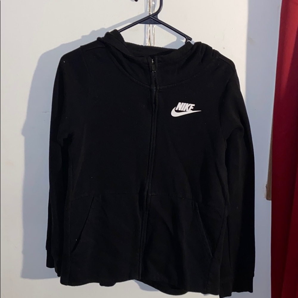 Black nike zip up